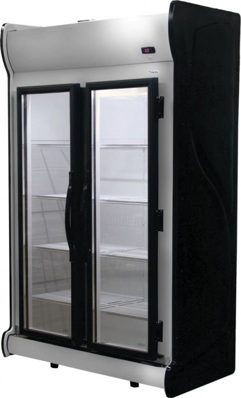 Expositor Vertical 2 Portas INOX ACFM 1000 Fricon