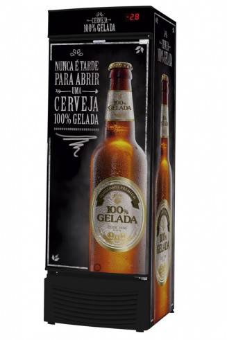 Refrigerador Cervejeiro Véu de noiva Porta Cega VCFC 431c Fricon